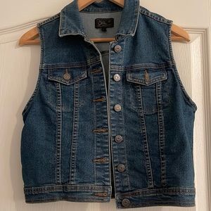 Jean jacket vest